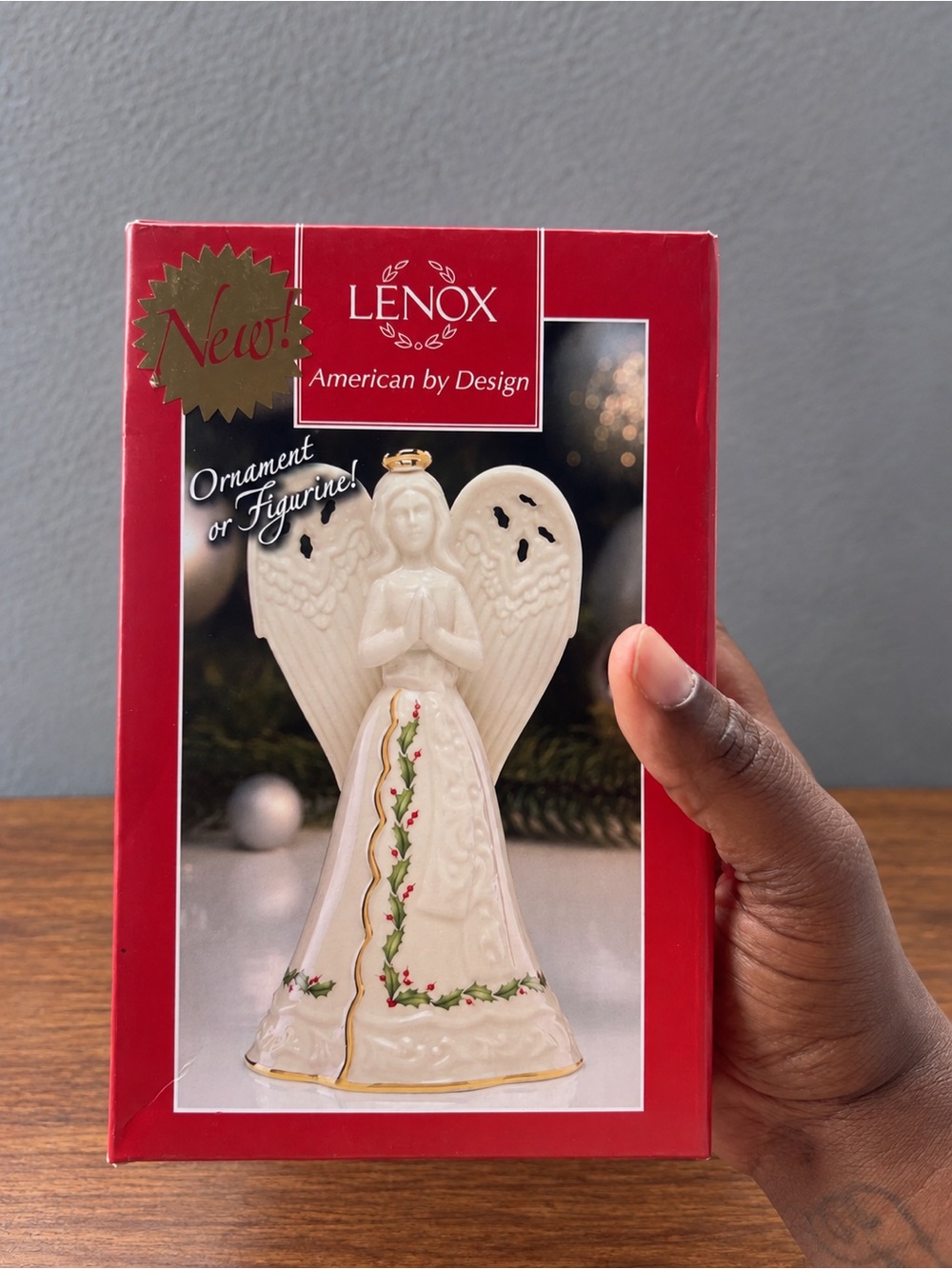 Lenox American by Design Holiday Angel Bell Ornament or Figurine NIB #863048